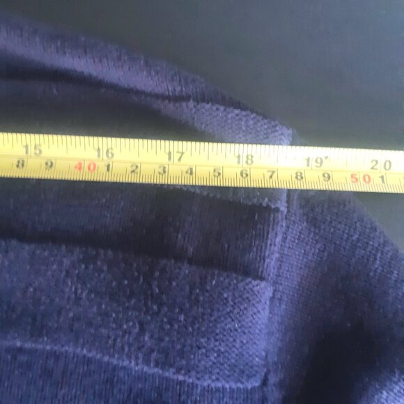 U.S. Polo Association SZ L Royal Blue Men's V-Neck Sweater - Picture 8 of 12